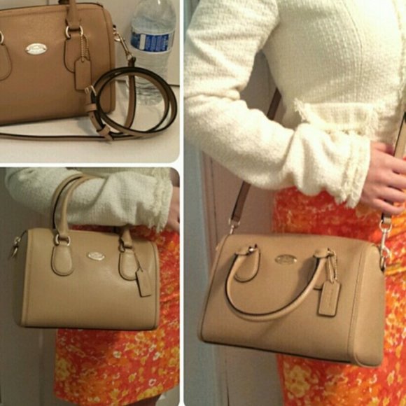 💕Coach Leather Mini Bennett Satchel/Crossbody💕 - Picture 11 of 12